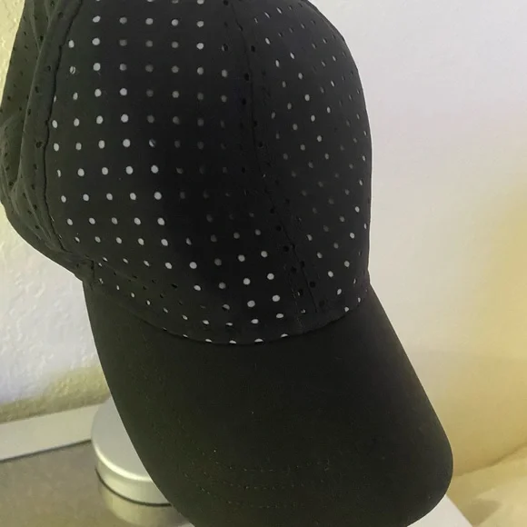 Lululemon Black Baller Ponytail Hat Lululemon Baller Hat *Logo - Black - lulu fanatics main image 4